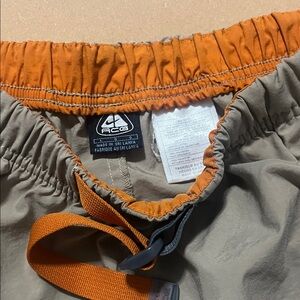 Nike ACG Burnt Orange and Taupe Shorts